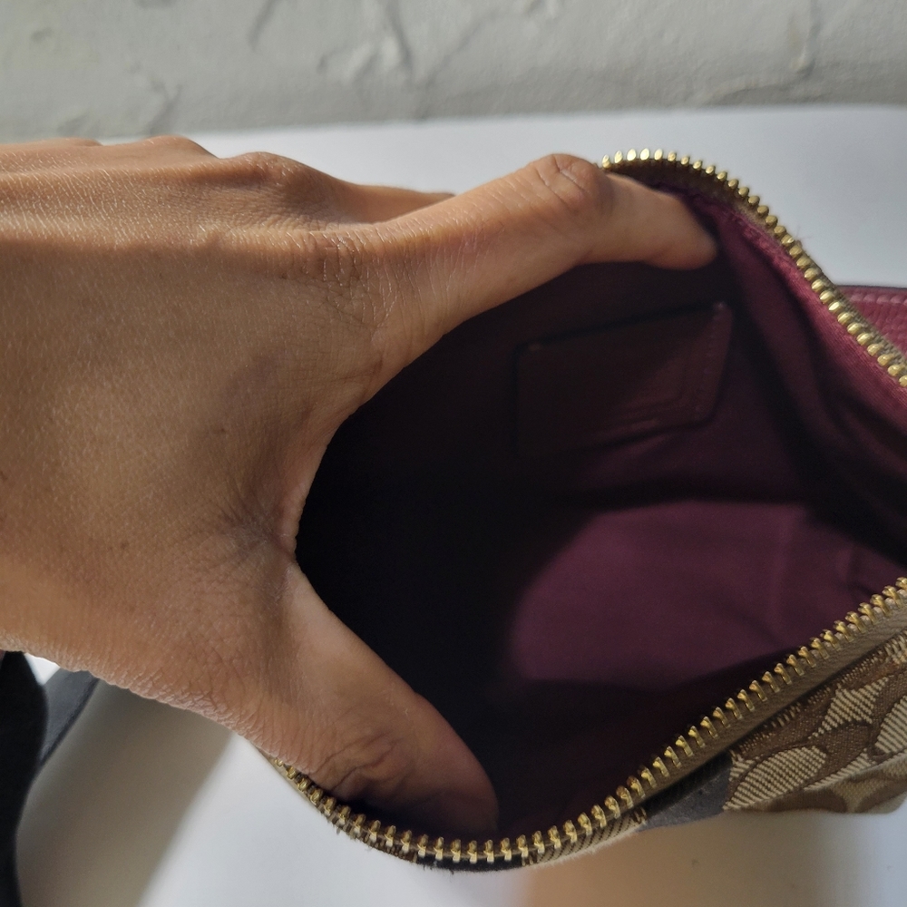 Coach Dempsey Shoulder Bag in Signature Jacquard With Stripe and Patch - Picture 10 of 13